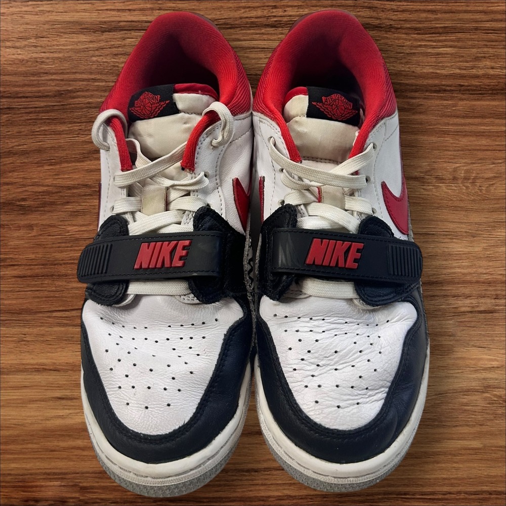 Nike Air Jordan 3 Retro Fire Red Sneakers Basketball Shoes Size 7Y - Picture 3 of 7